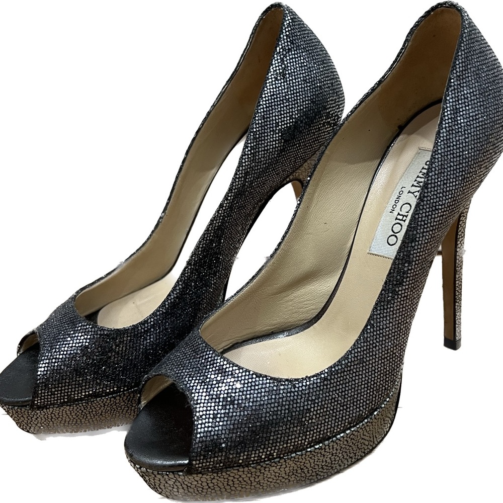 Jimmy Choo platform heel shoe